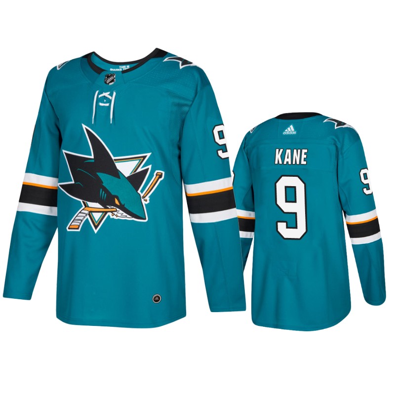 Sharks Evander Kane Teal Home Jersey