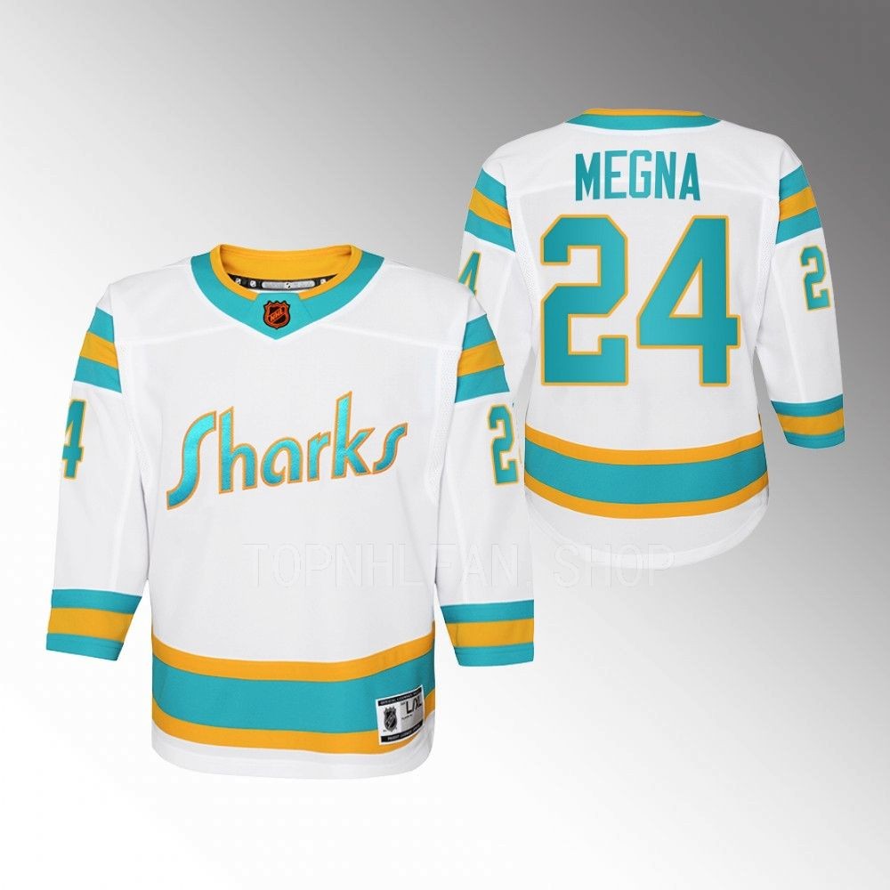 Sharks Jaycob Megna 2022 Special Edition 2.0 Jersey Youth Replica