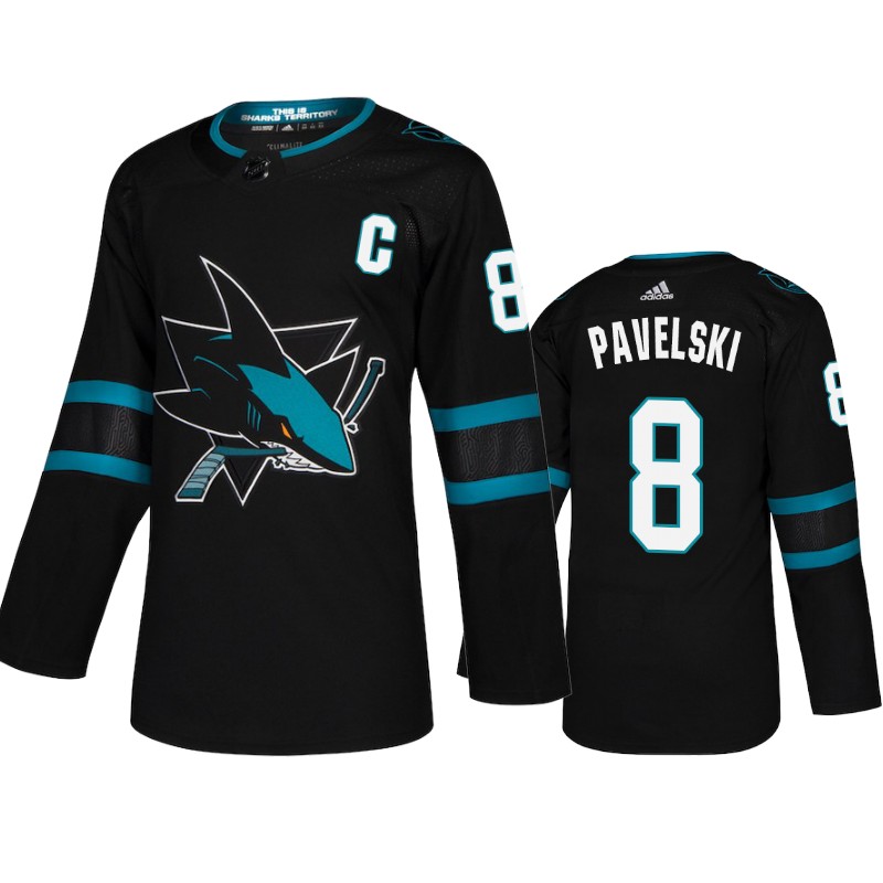 Sharks Joe Pavelski Black Adizero Authentic Pro Alternate Jersey