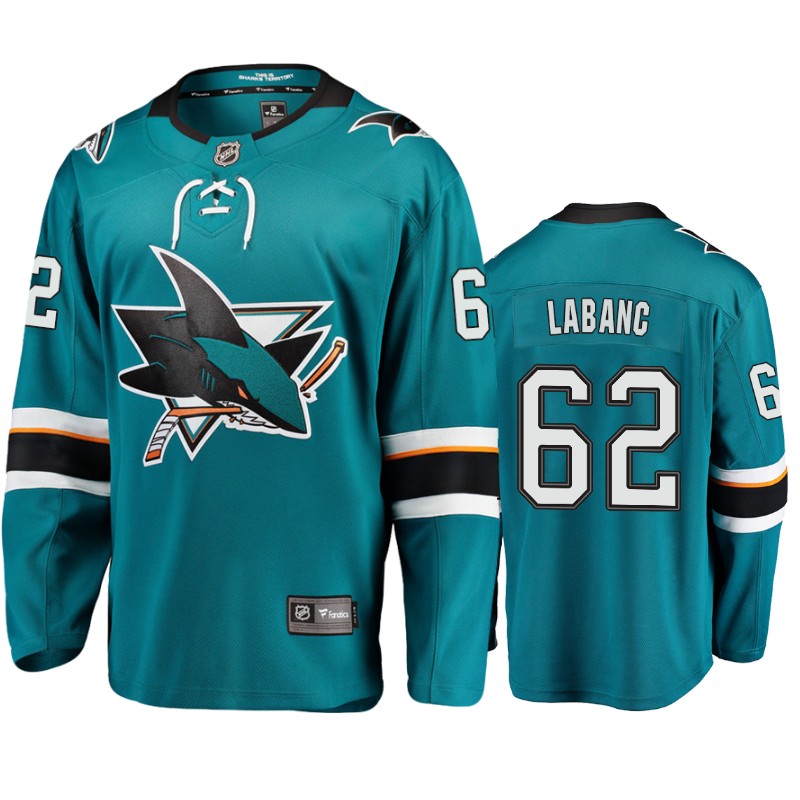 Sharks Kevin Labanc Teal Premier Home Jersey