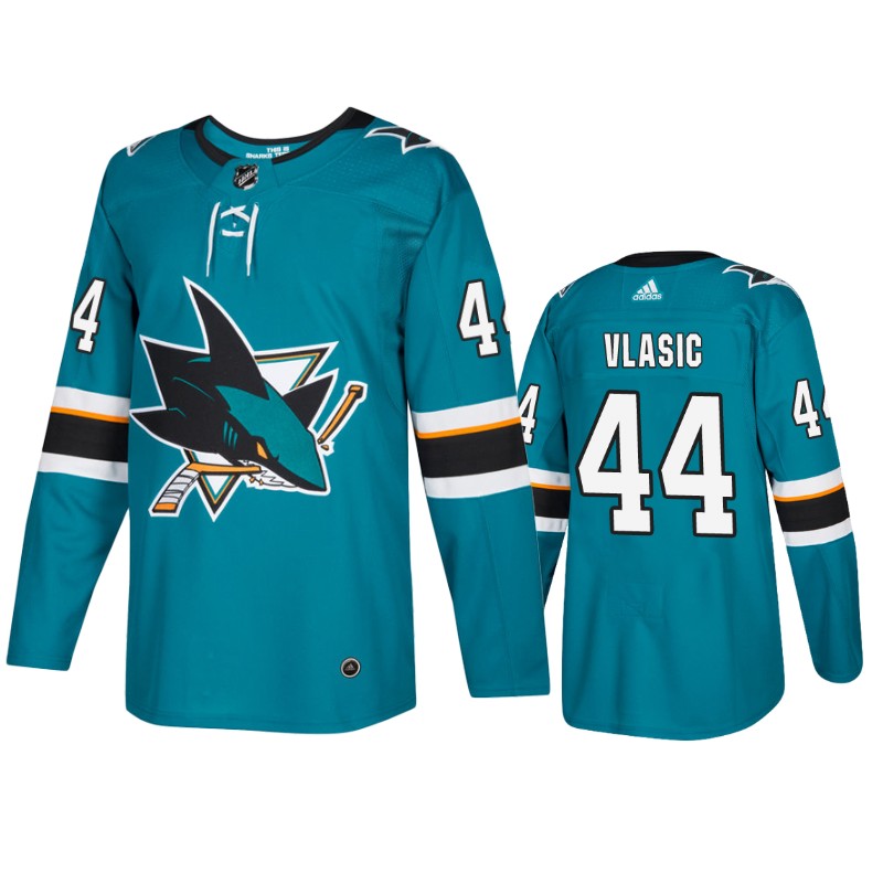 Sharks Marc-Edouard Vlasic Teal Home Jersey