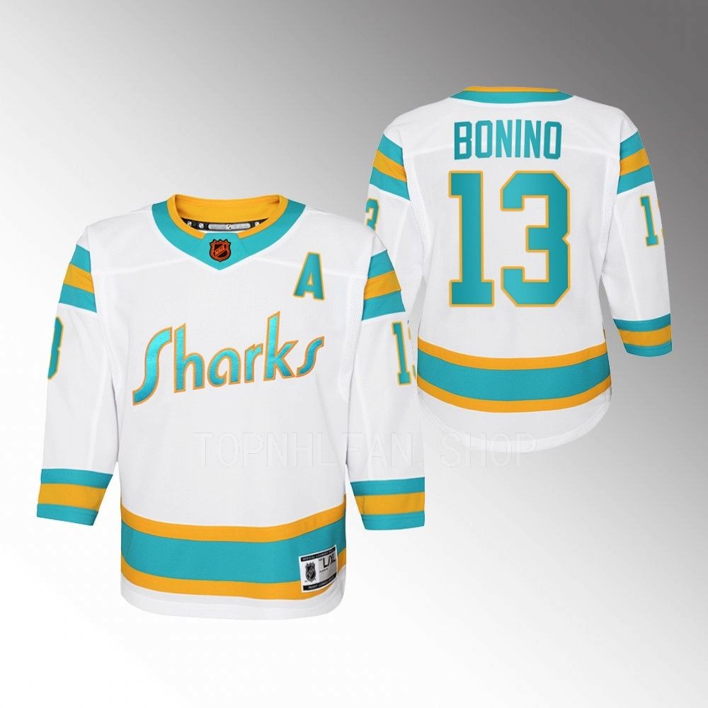 Sharks Nick Bonino 2022 Special Edition 2.0 Jersey Youth Replica