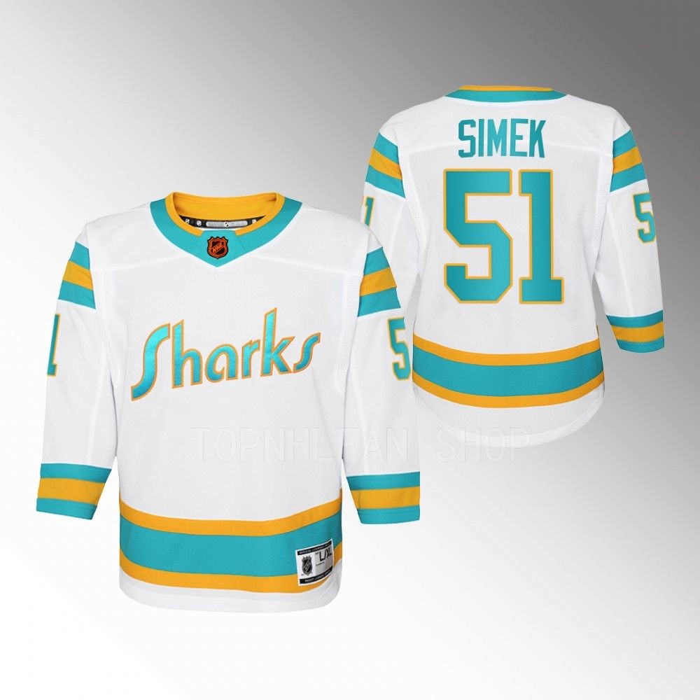 Sharks Radim Simek 2022 Special Edition 2.0 Jersey Youth Replica