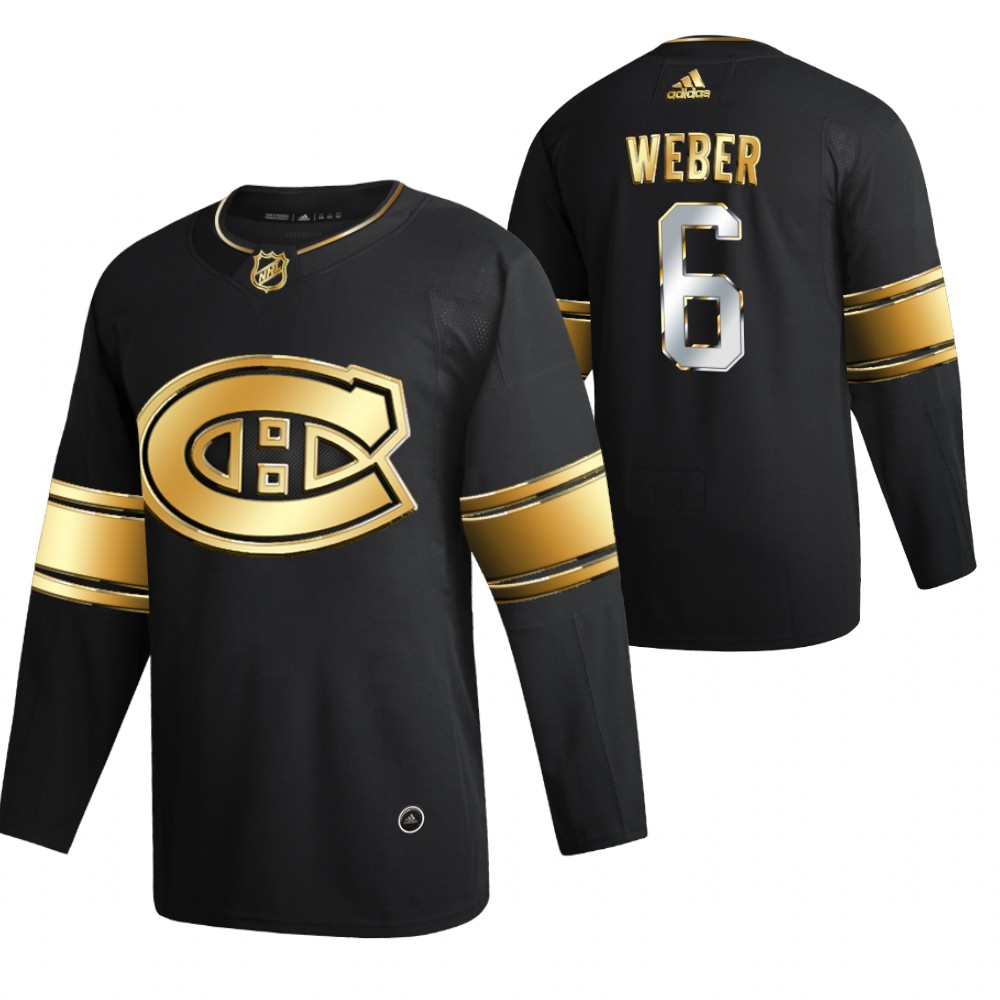 Shea Weber Montreal Canadiens Black 2021 Golden Edition Jersey Limited Authentic