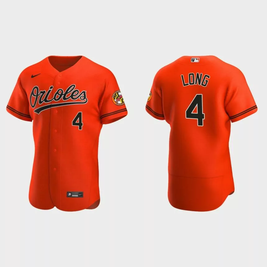 Shed Long Jr. Baltimore Orioles Authentic Alternate Jersey – Orange