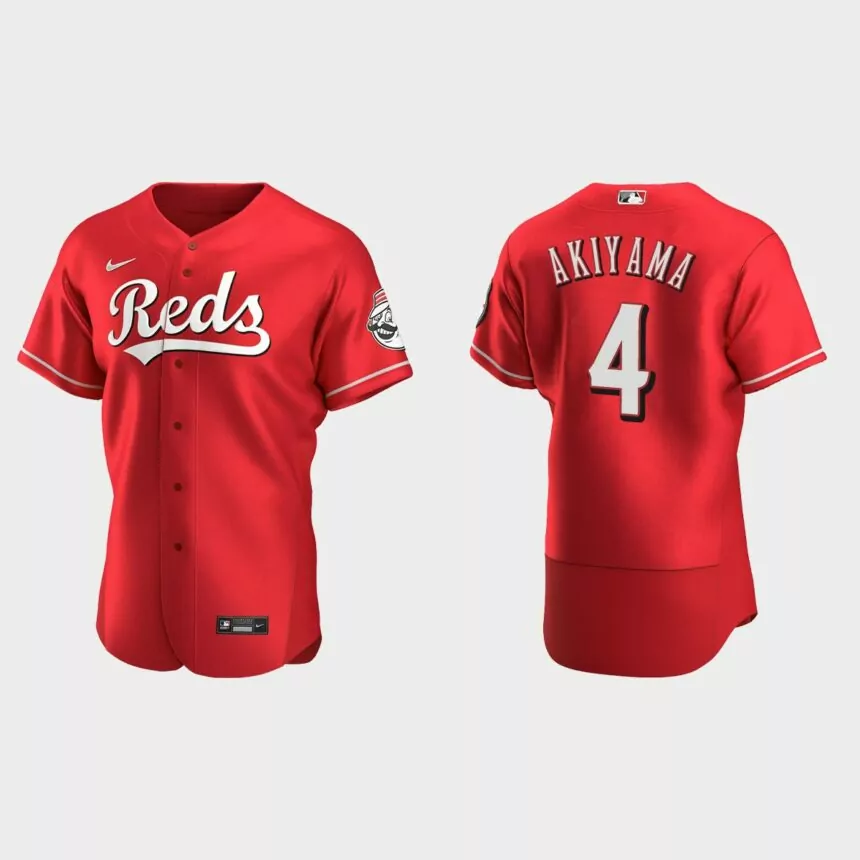 Shogo Akiyama Cincinnati Reds Authentic Alternate Jersey – Scarlet