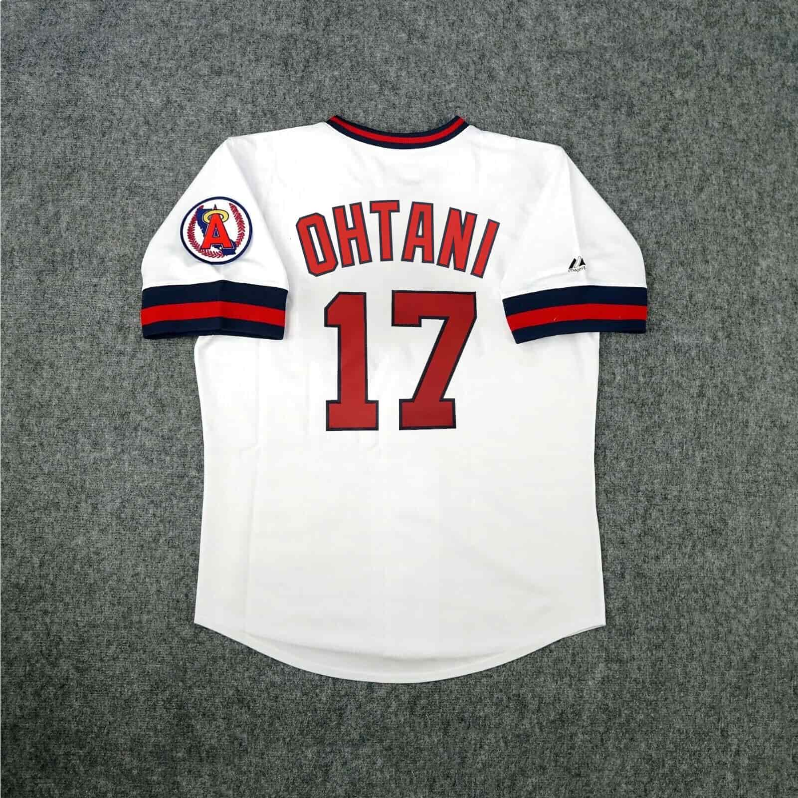 Shohei Ohtani California Angels Men's Cooperstown Home White Throwback Jersey