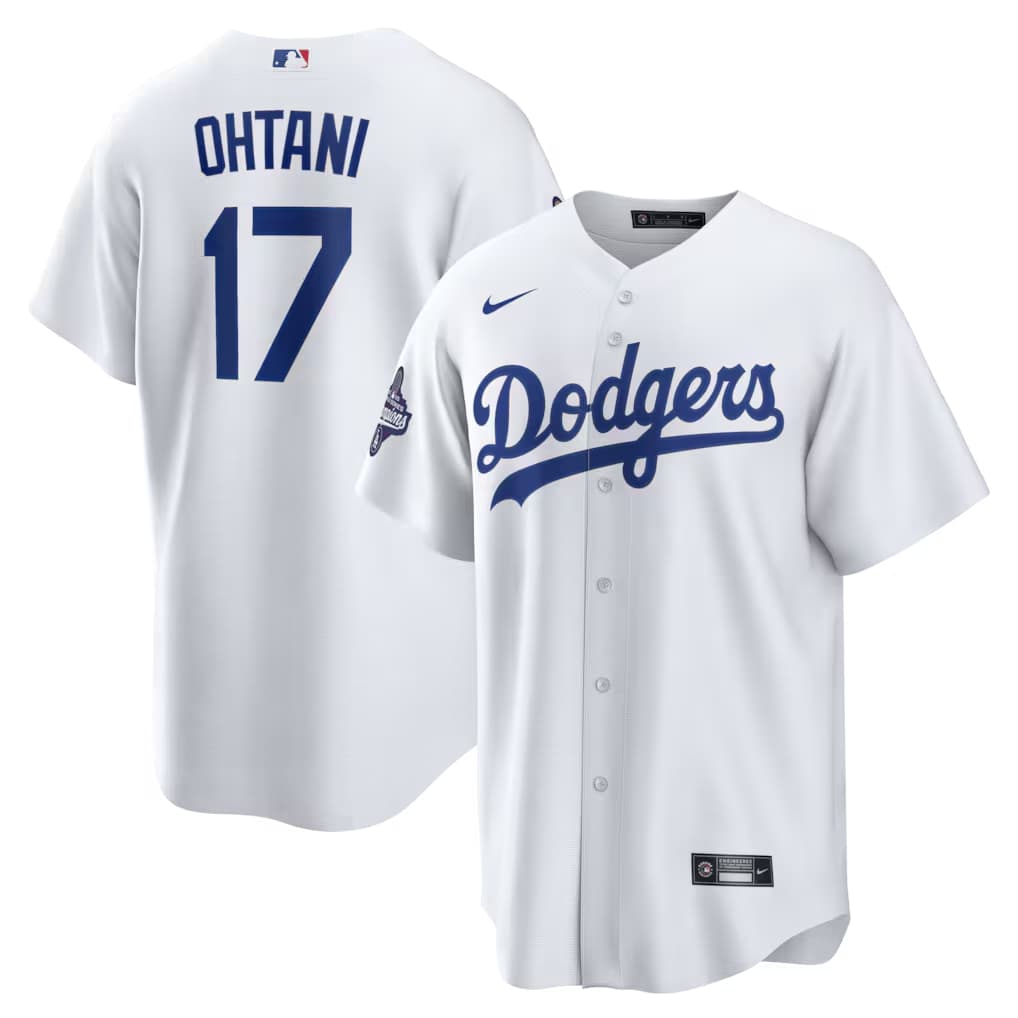 Shohei Ohtani Los Angeles Dodgers Nike 2025 World Series Champions Home Replica Jersey - White