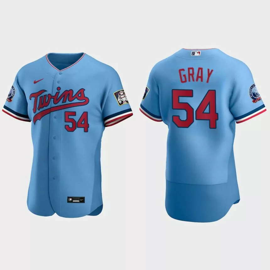 Sonny Gray Minnesota Twins Authentic Alternate Jersey – Light Blue