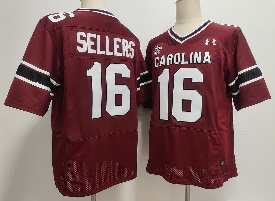 South Carolina Gamecocks   Vapor Limited Football Jersey - All Stitched #16 LaNorris  Sellers