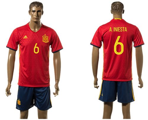 Spain #20 Asensio Home Soccer Country Jersey