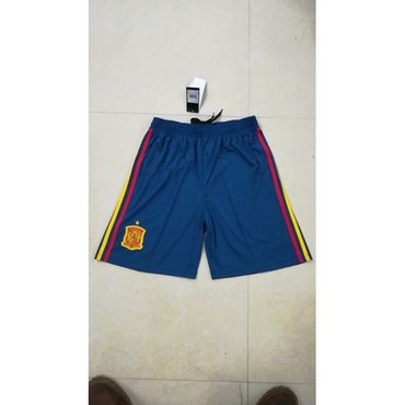 Spain Blank Home Soccer Country Shorts