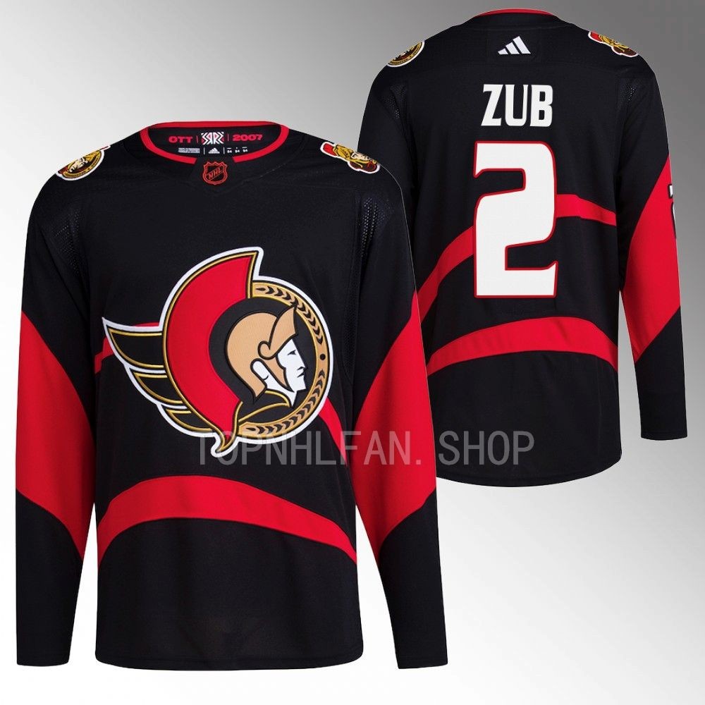 Special Edition 2.0 Ottawa Senators Artem Zub 2022 Black Breakaway Jersey men's