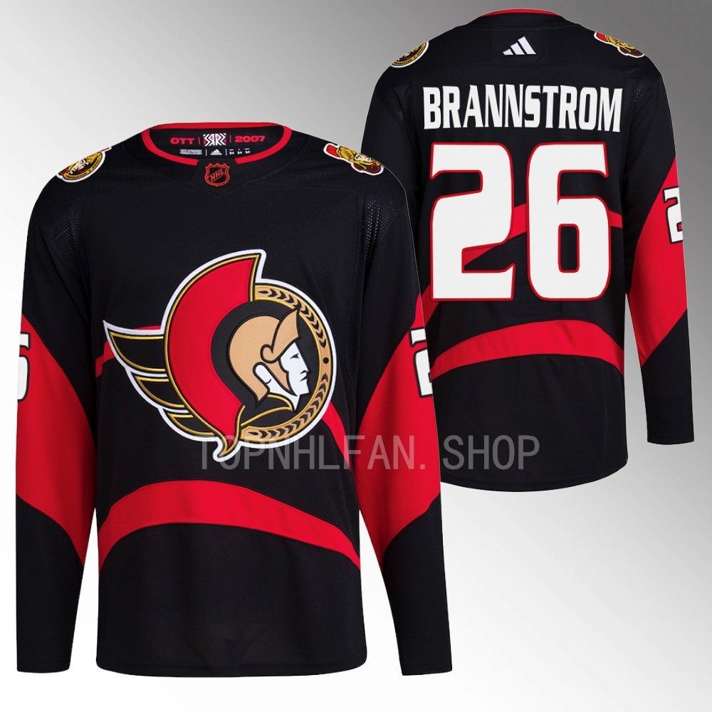 Special Edition 2.0 Ottawa Senators Erik Brannstrom 2022 Black Breakaway Jersey men's
