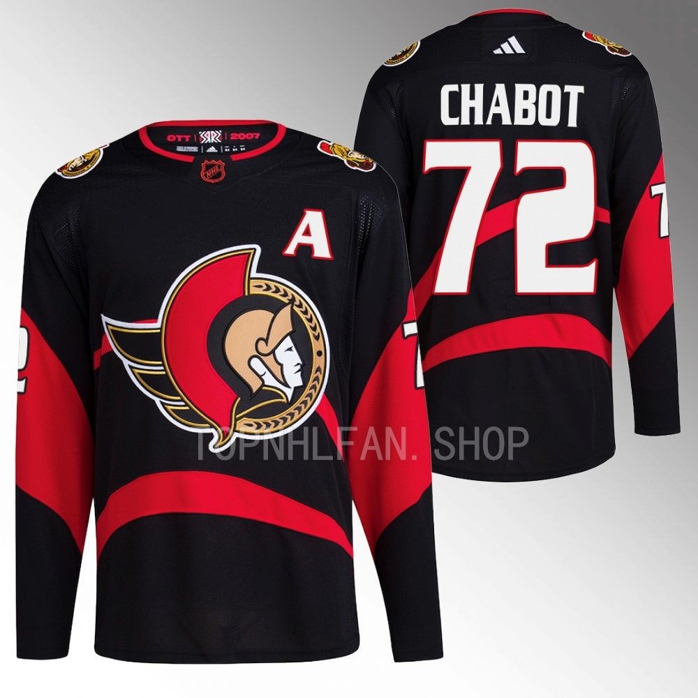 Special Edition 2.0 Ottawa Senators Thomas Chabot 2022 Black Breakaway Jersey men's