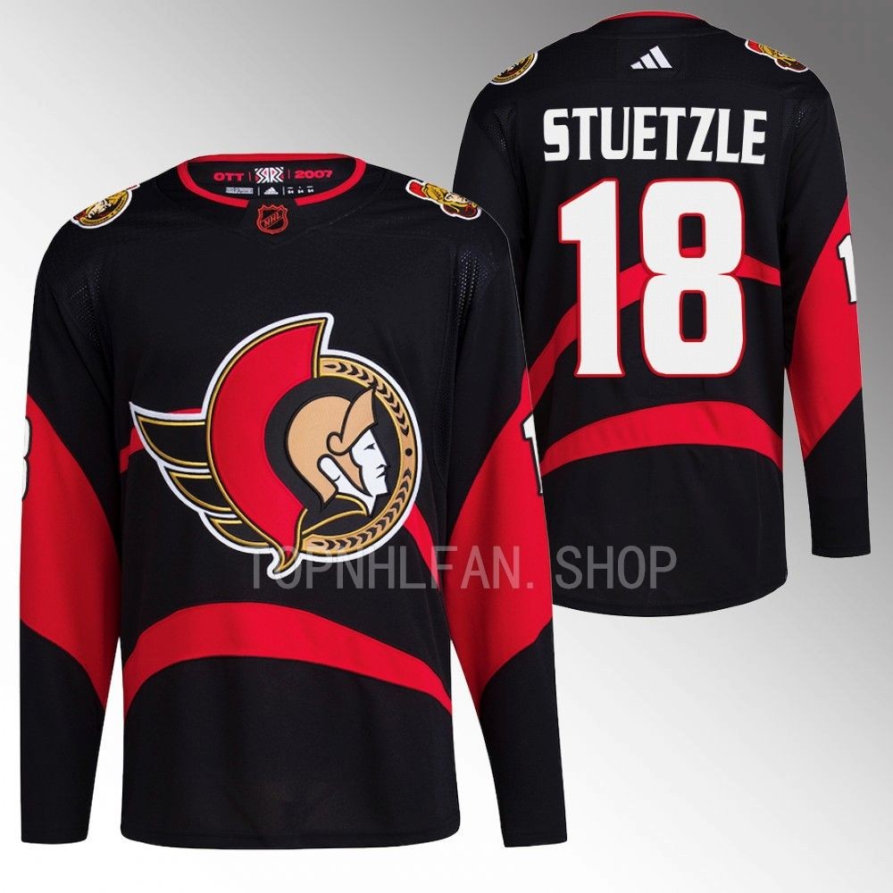 Special Edition 2.0 Ottawa Senators Tim Stuetzle 2022 Black Breakaway Jersey men's