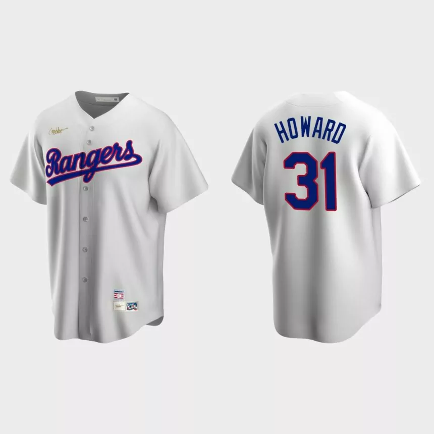 Spencer Howard Texas Rangers Cooperstown Collection Home Jersey – White