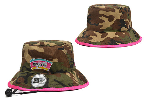 Spurs Fresh Logo Camo Wide Brim Hat YD