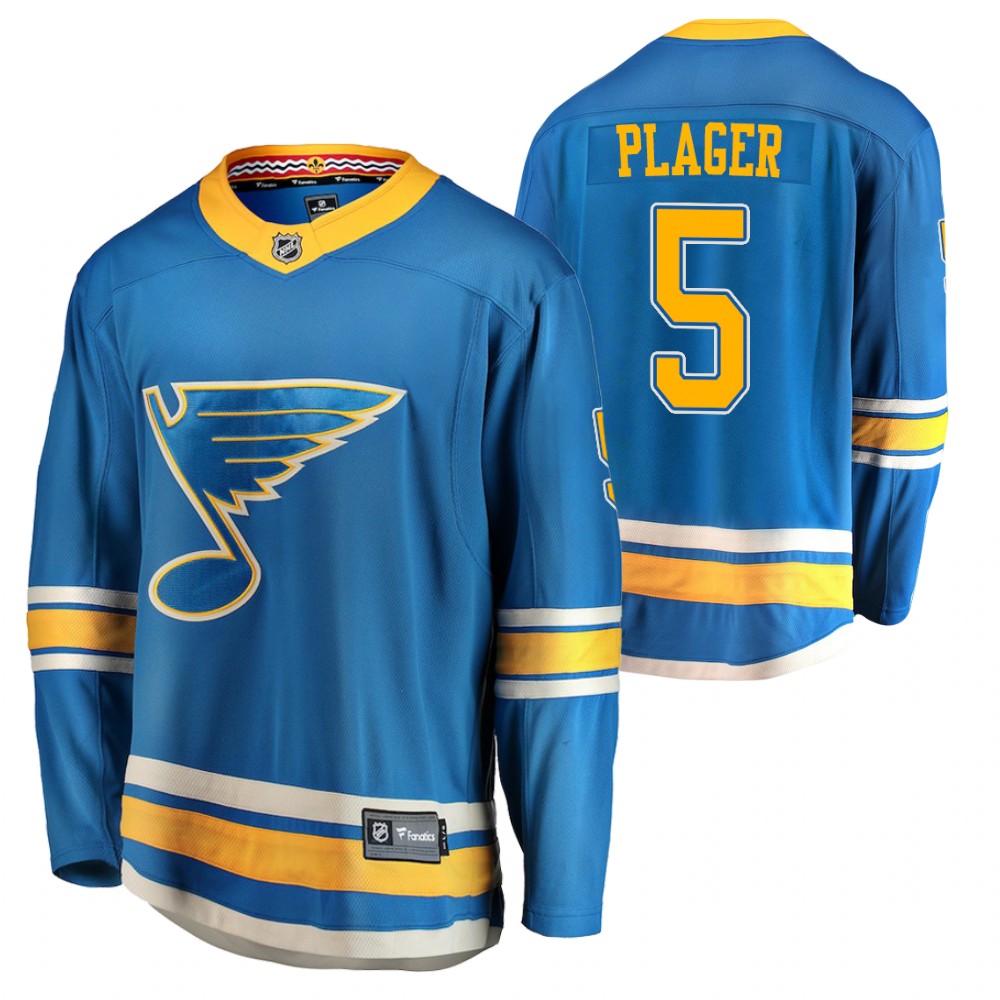St. Louis Blues Bob Plager #5 Heritage Blue Honor Legend Jersey