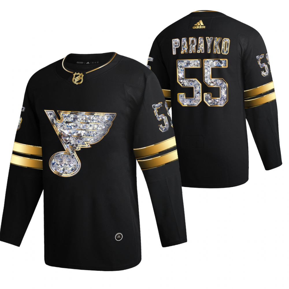 St. Louis Blues Colton Parayko Black 2022 Stanley Cup Playoffs Diamond Edition Jersey