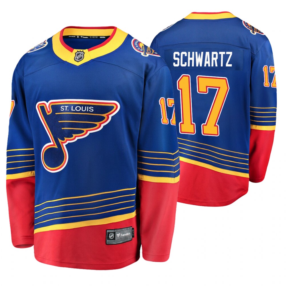 St. Louis Blues Jaden Schwartz 2019-20 Retro Premier Jersey