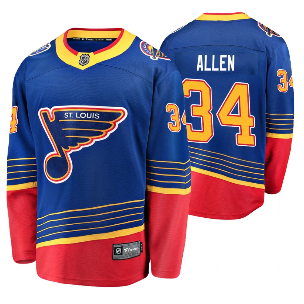 St. Louis Blues Jake Allen 2019-20 Retro Premier Jersey