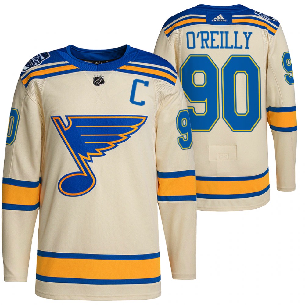 St. Louis Blues Ryan O'Reilly Cream 2022 Winter Classic Authentic Jersey