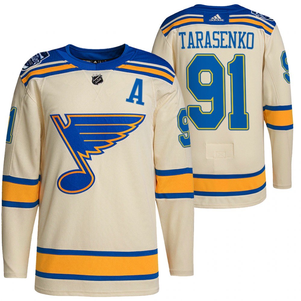 St. Louis Blues Vladimir Tarasenko Cream 2022 Winter Classic Authentic Jersey
