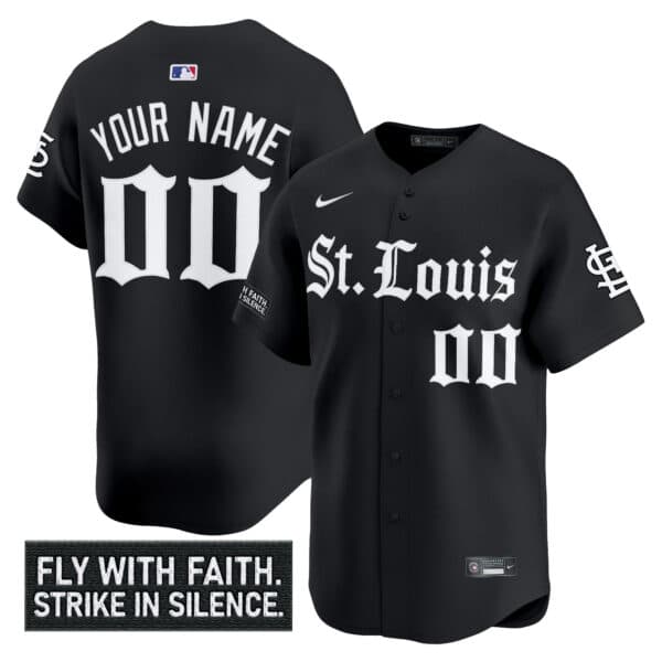 St. Louis Cardinals ‘Gothic Legacy Edition’ Vapor Premier Limited Custom Jersey – All Stitched