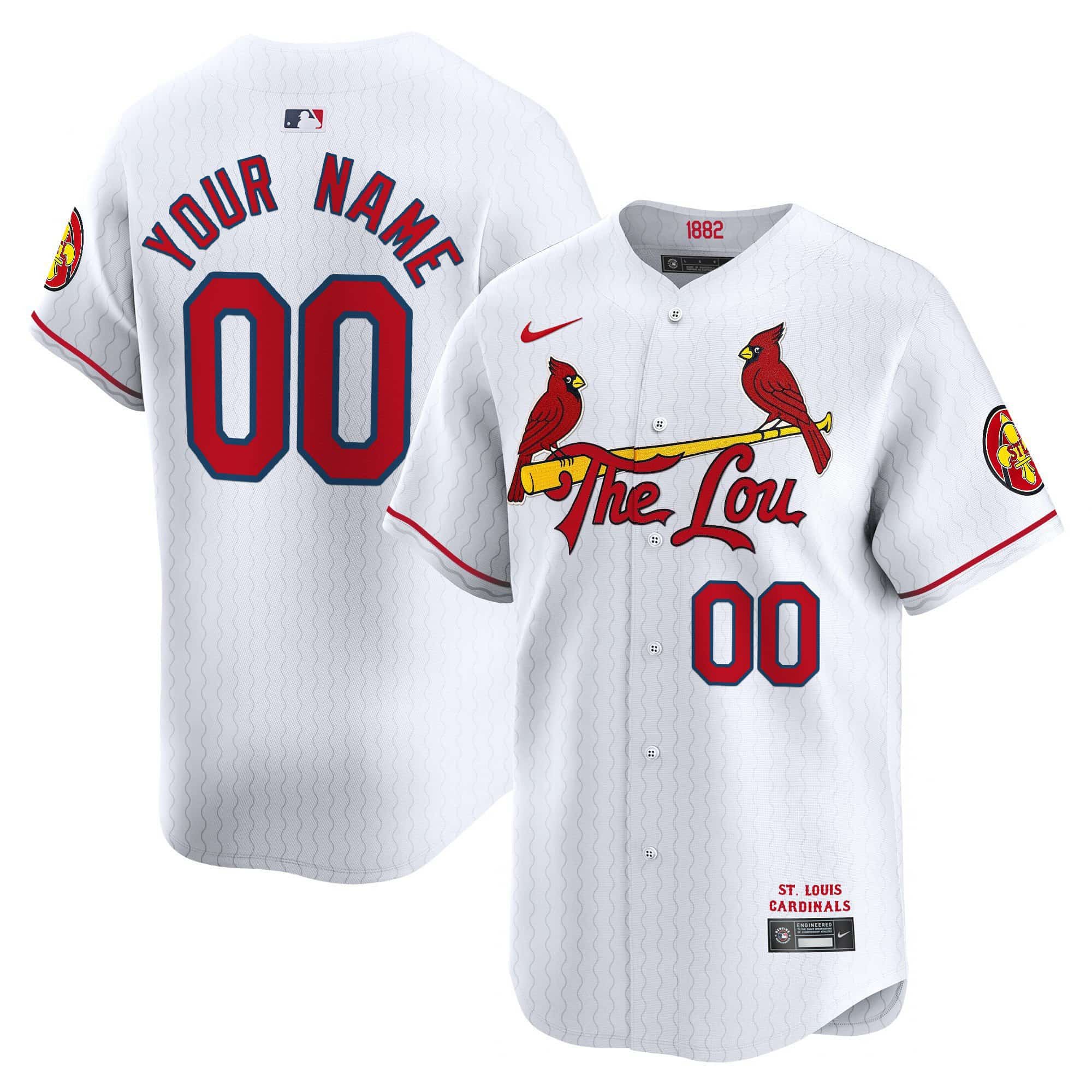 St. Louis Cardinals 2024 City Connect Vapor Premier Limited Custom   Jersey – All Stitched
