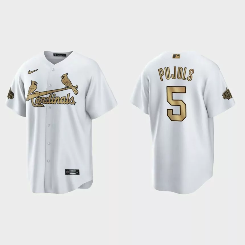 St. Louis Cardinals Albert Pujols 2022 MLB All-Star Game Replica Jersey – White