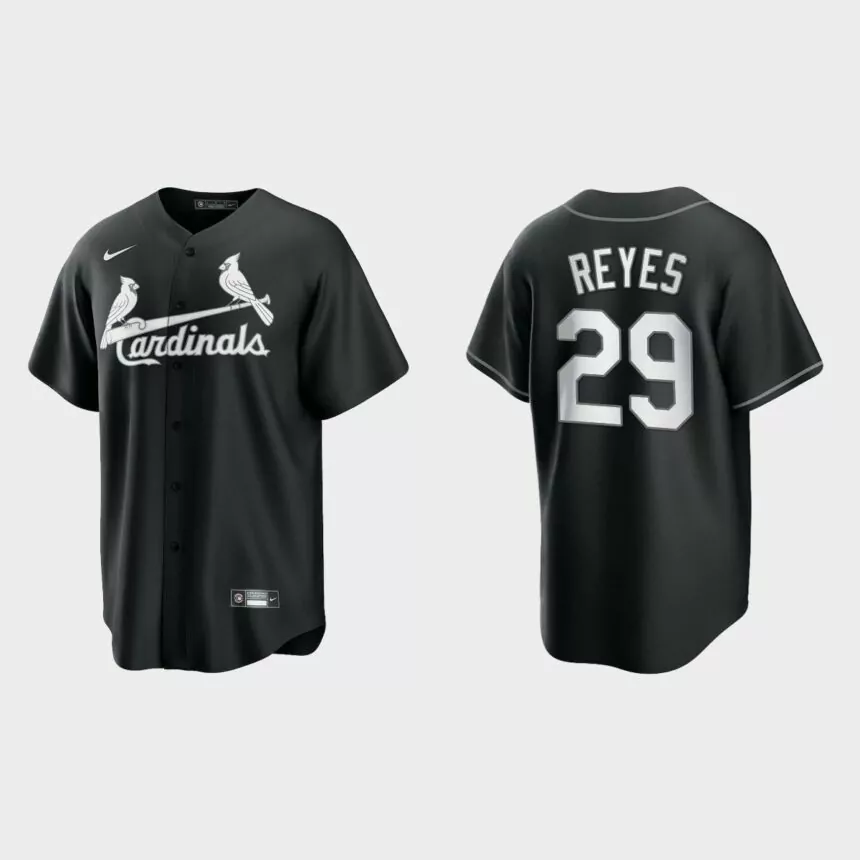 St. Louis Cardinals Alex Reyes 2021 All Black Fashion Replica Jersey – Black White