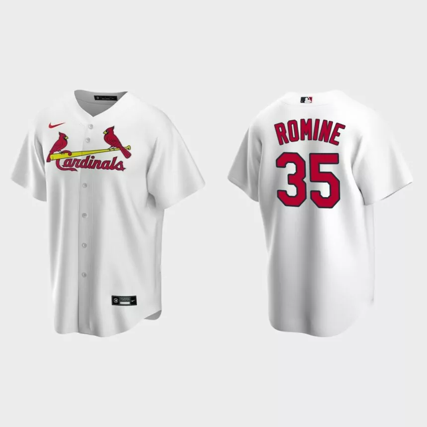 St. Louis Cardinals Austin Romine Replica Home Jersey – White