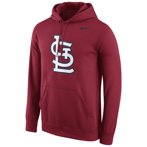 St. Louis Cardinals Burgundy Team Color Primary Logo Men's Pullover Hoodie