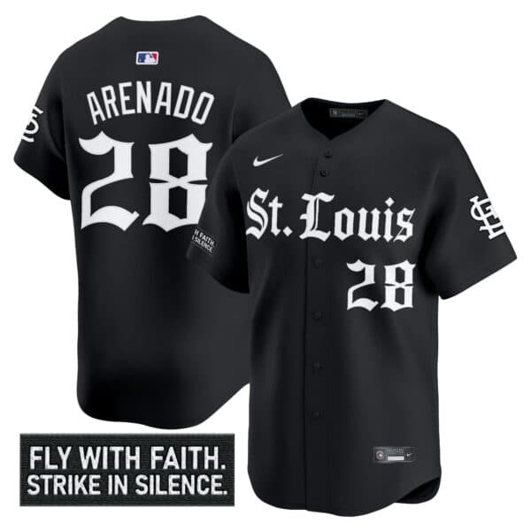 St. Louis Cardinals City Connect Vapor Premier Limited Jersey – All Stitched Nolan Arenado   28