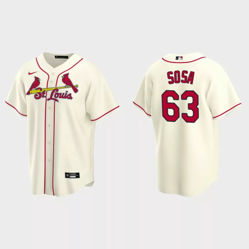 St. Louis Cardinals Edmundo Sosa Replica Alternate Jersey – Cream