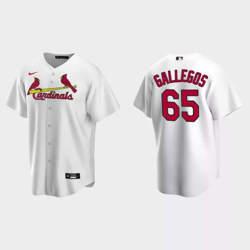St. Louis Cardinals Giovanny Gallegos Replica Home Jersey – White
