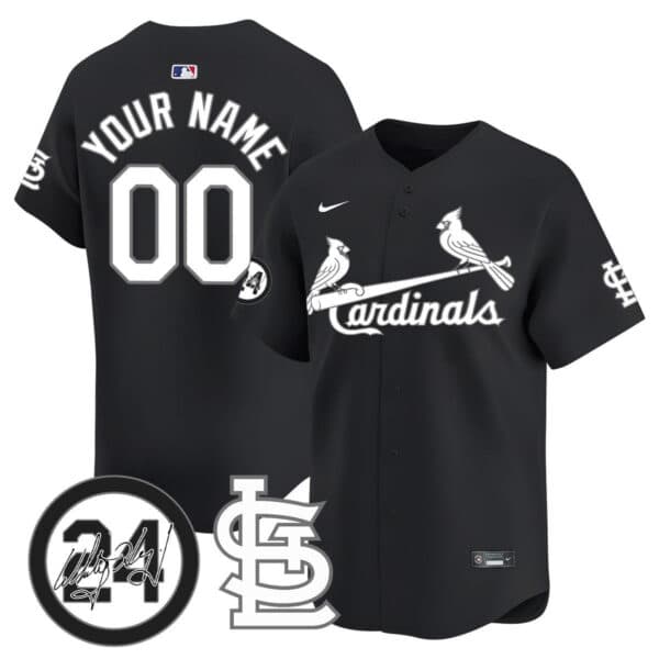 St. Louis Cardinals Memorial Vapor Premier Limited Custom Jersey – All  Stitched
