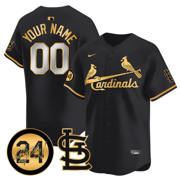 St. Louis Cardinals Memorial Vapor Premier Limited Custom Jersey – All Stitched