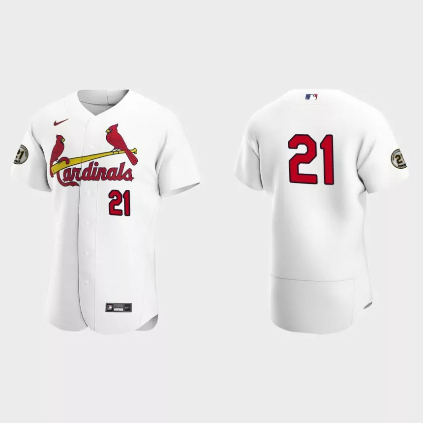 St. Louis Cardinals Roberto Clemente Day Authentic Jersey – White