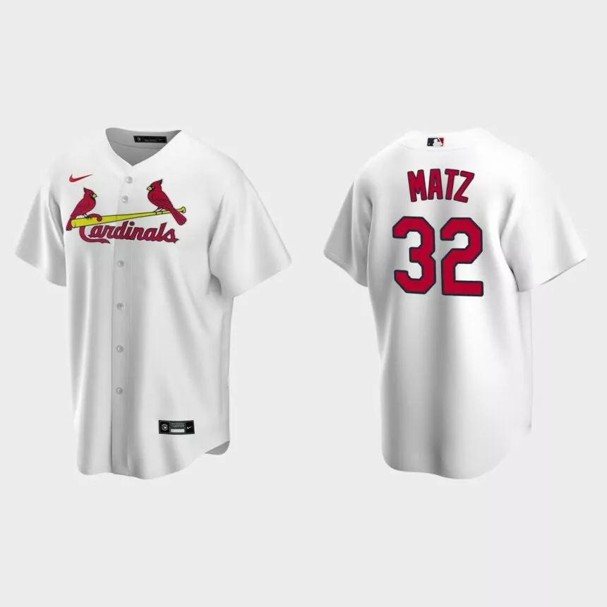 St. Louis Cardinals Steven Matz Replica Home Jersey – White