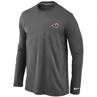St. Louis Rams Sideline Legend Authentic Long Sleeve T-Shirt D.Grey