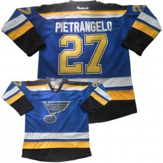 St.Louis Blues #27 Alex Pietrangelo Light Blue Home Stitched NHL Jersey