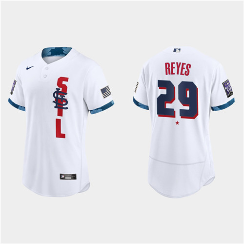 St.Louis Cardinals #29 Alex Reyes 2021 Mlb All Star Game Authentic White Jersey
