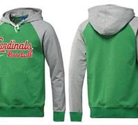 St.Louis Cardinals Pullover Hoodie Green & Grey
