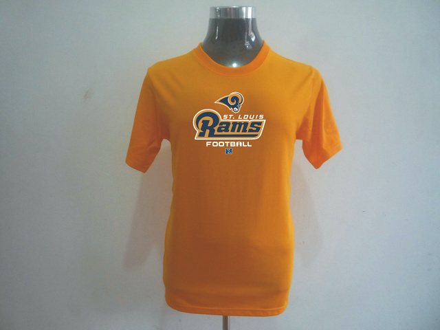 NEW NFL St.louis Rams Big & Tall Critical Victory T-Shirt Yellow