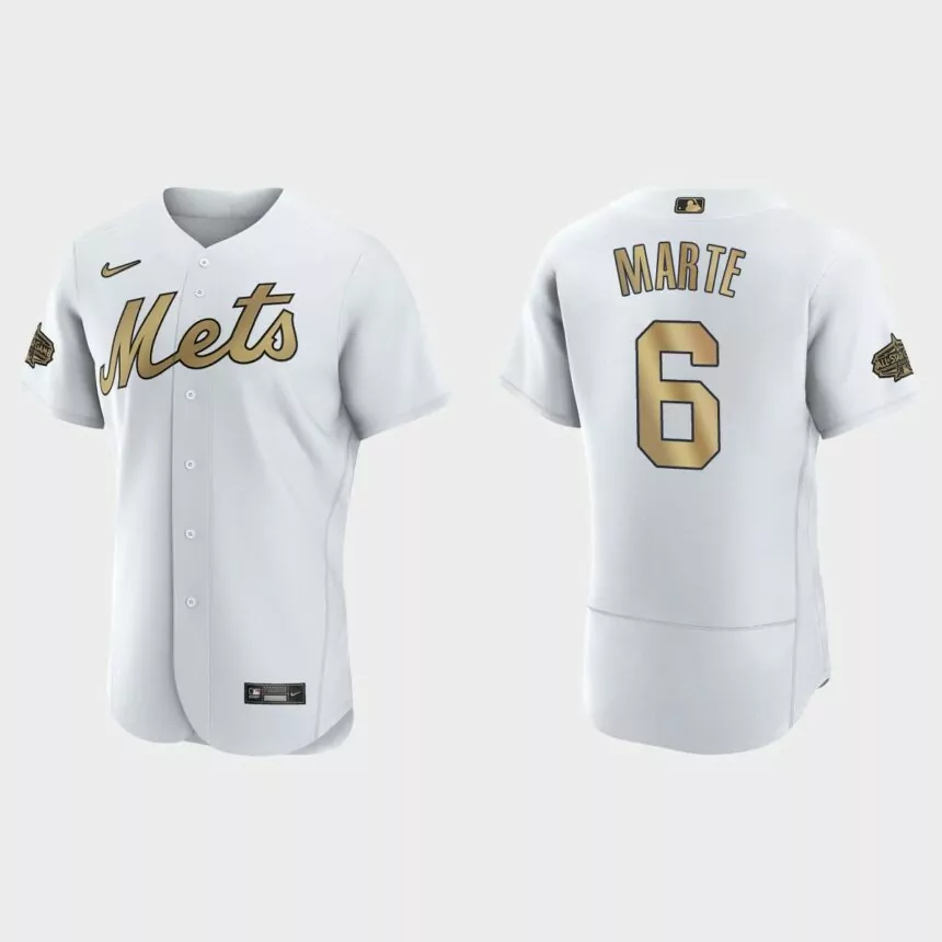 Starling Marte New York Mets 2022 MLB All-Star Game Authentic Jersey – White