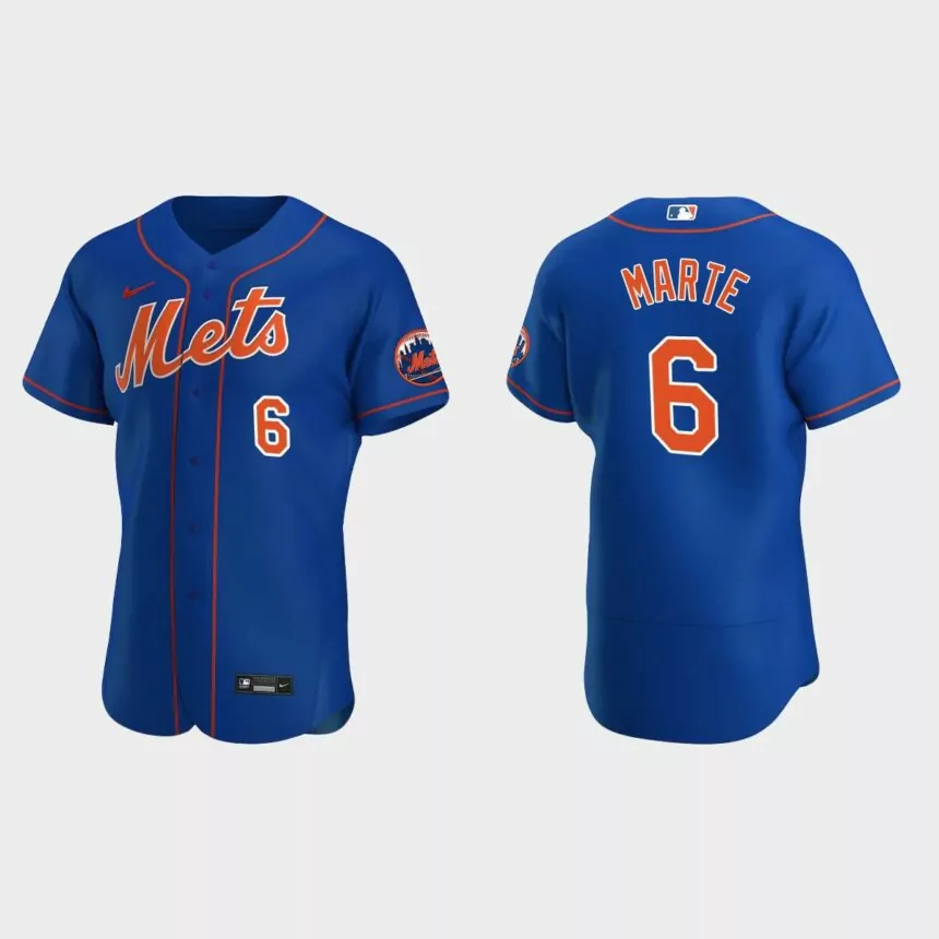Starling Marte New York Mets Authentic Alternate Jersey – Royal