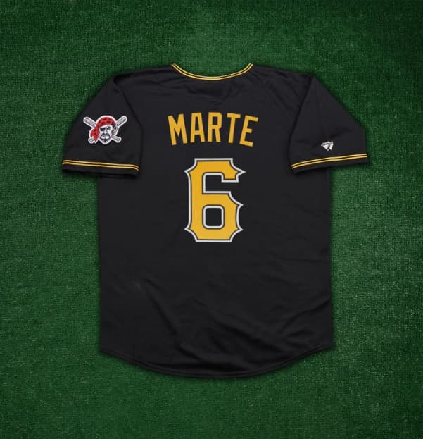 Starling Marte Pittsburgh Pirates Men's Alternate Black Jersey