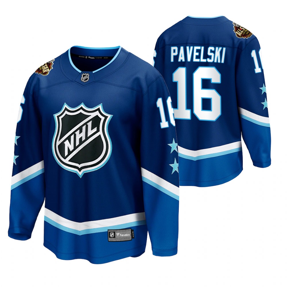 Stars #16 Joe Pavelski Blue 2022 All-Star Jersey